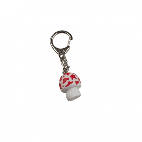 Mushroom keyring small