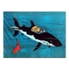 Tintin plaid - polar cover submarine shark