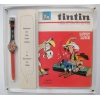 Edição especial de abertura da loja (Relógio Swatch Tintin e revista Tintin)