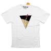Tintin T-shirt triangle fusée blanche