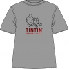 T-Shirt Tintin Bruxelles (Grey/Cherry)