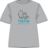 T-Shirt Tintin Bruxelles (Gris/Bleu)