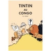 Poster Tintin au Congo color (50 x 70cm)