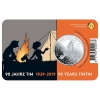 Moeda 5 € Bélgica - Tintin 90º Aniversário