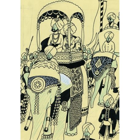 Postcard of Elephant Parade