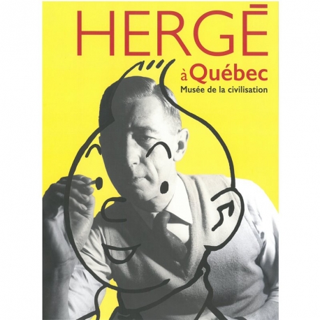 Affiche de l'exposition Hergé à Québec (50x70 cm)