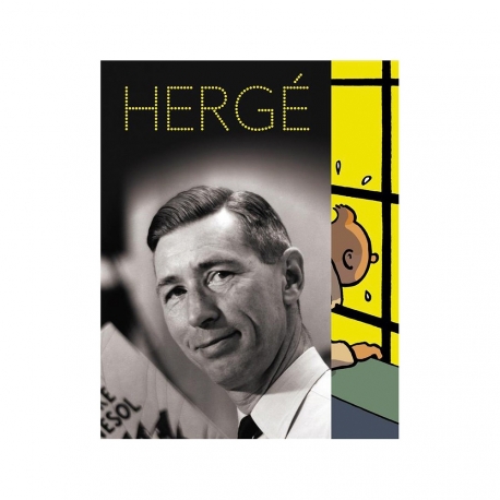 Postal - Hergé Exhibition Grand Palais Tintin