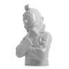 Pensive Tintin bust – gloss 24cm