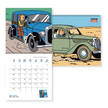 Calendário Tintin 2020