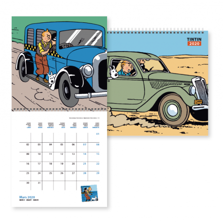 Tintin Calender 2020