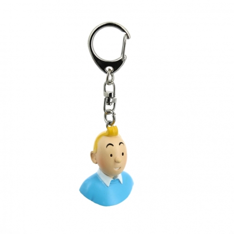 Tintin bust Keyring