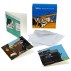 DOUBLE Mini POSTCARD SET OF 8 - PLANE & TRAIN