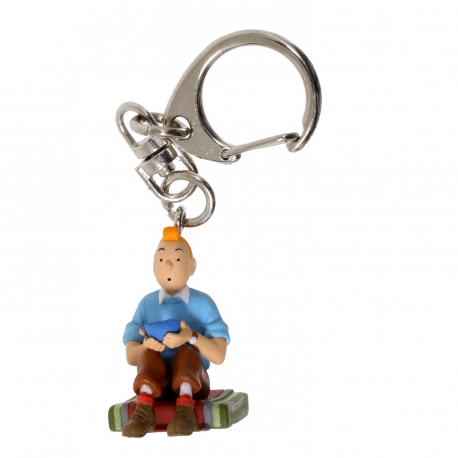 KEYRING Tintin sitting (3.8cm)