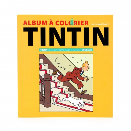 COLOURING BOOK - Tintin et des personnages hauts en couleurs (FR)
