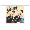 Postal duplo TINTIN DUPONDT BOUM