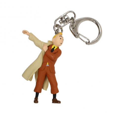 Keyring Tintin trench (5.5cm)