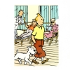 Chemise plastique A4 Tintin en promenade