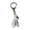 Snowy lying down keyring (2.5cm)