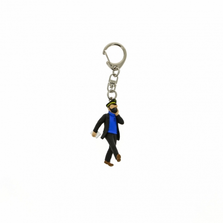 Haddock with newspaper keyring (6.5cm)