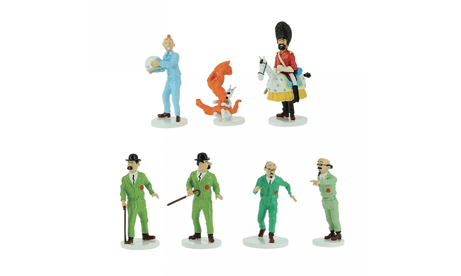 tintin metal figures