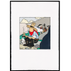 TINTIN IN AMERICA - ESTAMPE LITHOGRAPHIQUE "GOUACHE"