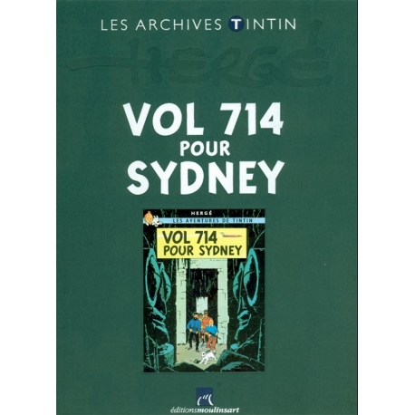 Les Archives Tintin - Vol 714 pour Sydney