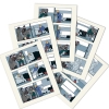 Tintin Soviets Lithographic prints - Night scene x5