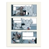 Tintin Soviets Lithographic prints - Night scene x5