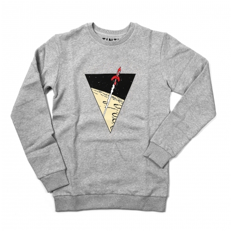 Sweatshirt TINTIN Rocket grey