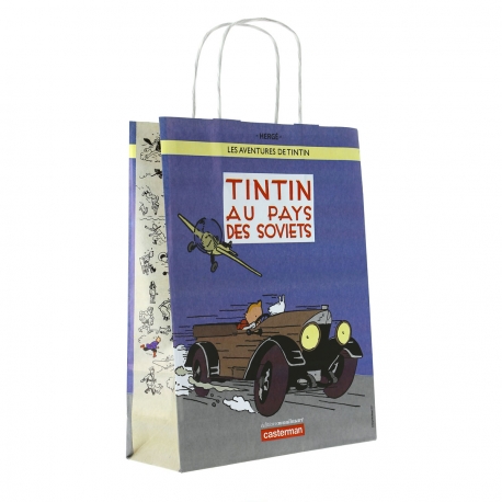 Tintin paper bag Soviets