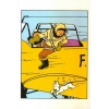 Tintin postcard plane