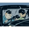 La Limousine en route vers Nankin - "Le Lotus bleu" (1946)