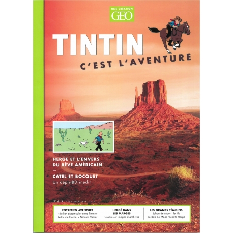 GEO TINTIN C'EST L'AVENTURE N°4