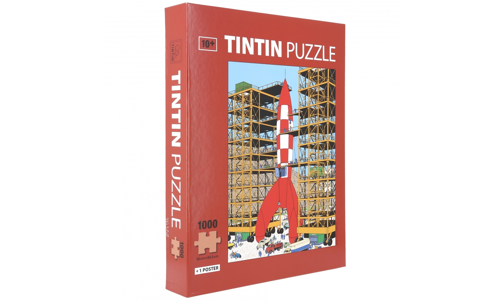 Hergé - Puzzle Tintin La porte de la fusée avec poster - ie BD  Librairie BD à Paris