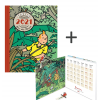 Agenda (21x16 cm) + Calendar (13.5 x 13.5 cm) 2021 Tintin