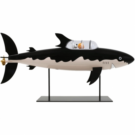 Tintin et Milou Le Sous-marin Requin 77cm