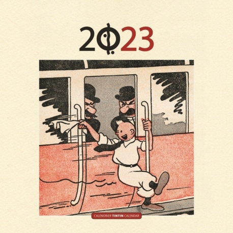 Calendrier 2023 Tintin (30x30 cm)