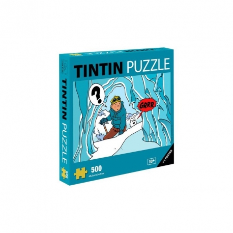 Puzzle + poster Tintin - CAVE TIBET 500