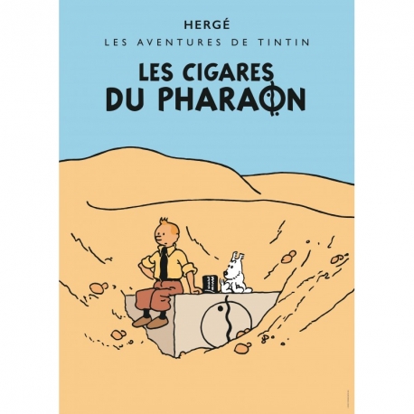 Poster Les Cigares du Pharaon 2022 (50 x 70cm)