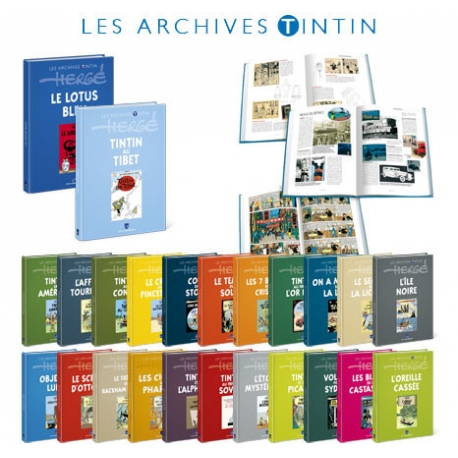 24x Les Archives Tintin Atlas (FR)