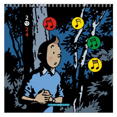 Calendário 2024 Tintin (30x30 cm)