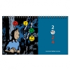 Calendário secretária 2024 Tintin (21x12.5 cm)