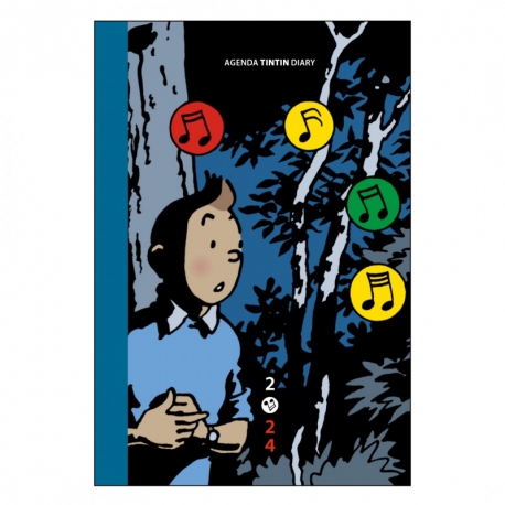 Agenda de bolso 2024 Tintin (15 x 10 cm)