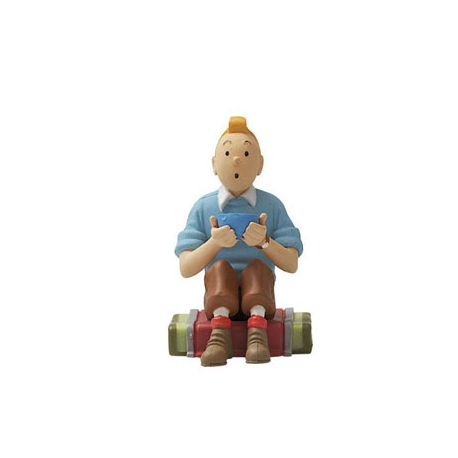 Figura 2 - Tintin sentado no Tibet
