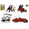 Tintin Stickers: The Red Bolide