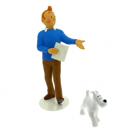 Tintin & Snowy statue