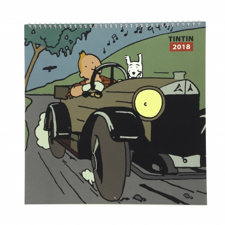 Calendrier Tintin 2018