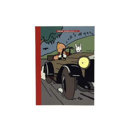 Agenda de bolso Tintin 2018