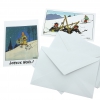 Set of 10 Christmas and New Year Tintin Postcards (15x10cm)