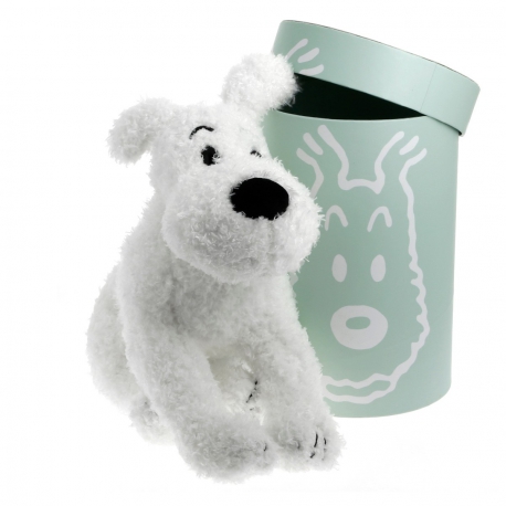 Peluche Milou - 37 cm boîte verte